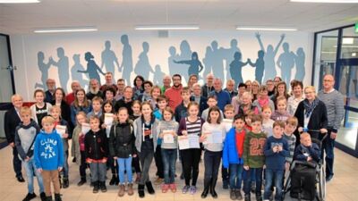 Übergabe der Sportabzeichen